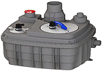 jedinečné sanitární čerpadlo SANICUBIC 1 VX (klikem zvětši obrázek)