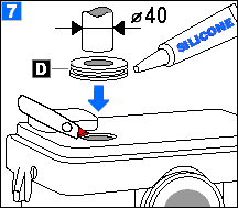 spojení potrubí z umyvadla či pisoáru s čerpadlem pomocí gumové průchodky